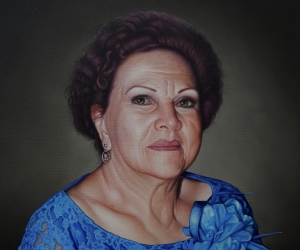 Retrato Hiperrealista por encargo al Oleo por Gabriel Serna